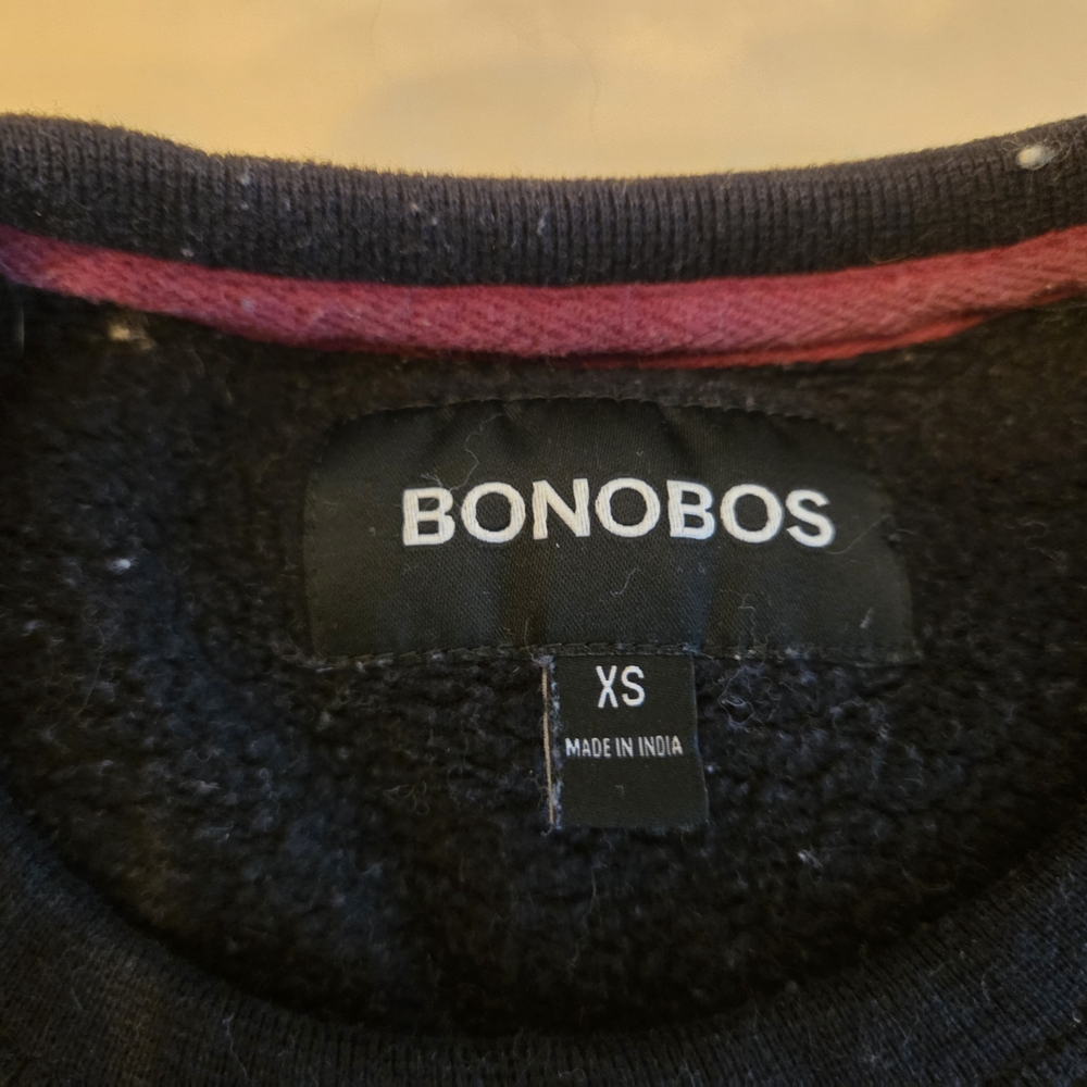 Bonobos Black Dinosaur Crewneck Sweater - Picture 3 of 3